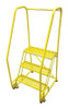 COTTERMAN 3TR18A3E10B8C2P6 ROLLING LADDER STEEL 60IN. H. YELLOW