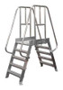 COTTERMAN 4SPS36A3C1P3 CROSSOVER LADDER 4 STEP STEEL 74IN. H.