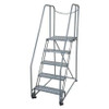 COTTERMAN 5TR26A6E20B8D3C1P6 ROLLING LADDER STEEL 80IN. H. GRAY