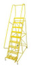 COTTERMAN 1009R2632A1E10B4C2P6 ROLLING LADDER STEEL 120IN. H. YELLOW