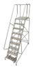 COTTERMAN 1009R2632A1E30B4AC1P6 ROLLING LADDER STEEL 120IN. H. GRAY