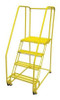 COTTERMAN 4TR18A1E20B8C2P6 ROLLING LADDER STEEL 70IN. H. YELLOW