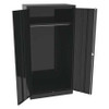 TENNSCO CORP 7124BK WARDROBE STRGE CAB BLK 150LB. 3-PT LOCK