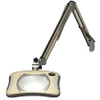 O.C. WHITE COMPANY 82300-4-UV MAGNIFIER LIGHT,LED,BEIGE,8W,SCREW DOWN