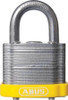 ABUS 41/40 KD Yellow LOCKOUT PADLOCK KD YELLOW 17/64 IN.
