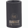 DEWALT TOOLS DWMT75105OSP DWMT 6PT 1/2IN DR IM SKT 16 MM