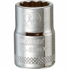 STANLEY DWMT74530OSP SAE SOCKET, SHALLOW, 12-POINT, 7/16-IN.,