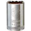 STANLEY DWMT74574OSP METRIC SHALLOW SOCKET, 12-POINT, 1/2-IN.