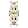 LEVITON 006-00223-00I RECEPTACLE 15A NONGRND  IV    