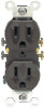 LEVITON 302-05320-0CP RECEPTACLE 15A125V BULK BRN