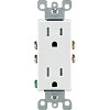 LEVITON S02-T5325-00W RECEPT 15A DEC TAMPR SHO WH   