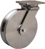 HAMILTON S-WHS-8SVZ SWIVEL CASTER,WHS 8X2 SS V-GROOVED