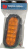 FEDERAL SIGNAL 607101-02SB FLASHING LED LIGHT OVAL AMBER 6-3/8 L
