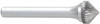 OSG 849-5000 CONE BUR,90,1/2",SINGLE END