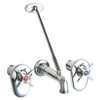 CHICAGO FAUCETS 782-ISCP CONCEALED HOT AND COLD WATER SINK