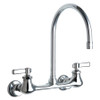 CHICAGO FAUCETS 540-LDGN8AE3ABCP HOT AND COLD WATER SINK FAUCET