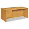 HON HON10586LCC HON® WOOD DESK - SINGLE LEFT PEDEST