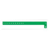 IDENTIPLUS V1-01 ID WRISTBAND VINYL L-SHAPED GREEN PK500