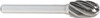 OSG 886-5000-60 OVAL BUR SE,RADIUS END,12.00MM,CARBIDE
