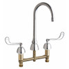 CHICAGO FAUCETS 786-E3-319ABCP CONCEALED HOT AND COLD WATER SINK FAUCET