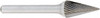 OSG 905-2364 CONE BUR,POINTED END,6.00MM,CARBIDE