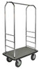 CSL FOODSERVICE AND HOSPITALITY 2099BK-040-GRY BELLMAN CART STNLSS STEEL GRAY CARPET