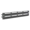 HUBBELL HP648 PATCH PANEL 3.46IN.H 6 CATEGORY STEEL
