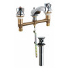 CHICAGO FAUCETS 404-VE2805-950POAB LAVATORY FAUCET