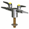 CHICAGO FAUCETS 981-WSV909AGVCP TURRET WITH TWO BALL VALVES 180DEG