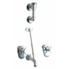 CHICAGO FAUCETS 911-ISCP CONCEALED HOT AND COLD WATER SINK