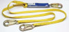 WERNER CO C411100 DECOIL TWINLEG LANYARD DCELL SHOCK 6FT