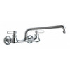 CHICAGO FAUCETS 540-LDL12E1WXFABCP HOT AND COLD WATER SINK FAUCET