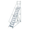COTTERMAN 1712R2632A3E24B4W5C1P3 ROLLING LADDER 162 IN H 12 STEPS 450 LB