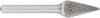 OSG 805-5000 CONE BUR,POINTED END,1/2",CARBIDE