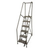 COTTERMAN 1006R1824A1E10B4SSP6 ROLLING LADDER 90 IN H 6 STEPS 59 DEG.