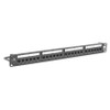 HUBBELL HP624 PATCH PANEL FLAT PANEL 6 CATEGORY STEEL
