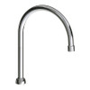 CHICAGO FAUCETS GN8BJKCTF 8IN RIGID / SWING GOOSENECK SPOUT
