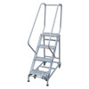 COTTERMAN 2104R1820A3E12B4C1P6 ROLLING LADDER 70 IN H 4 STEPS 50 DEG.