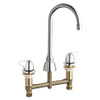 CHICAGO FAUCETS 201-AGN2AE3-1000AB CONCEALED KITCHEN SINK FAUCET
