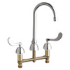 CHICAGO FAUCETS 201-AGN2AE3-317AB KITCHEN SINK FAUCET W/O SPRAY
