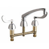 CHICAGO FAUCETS 201-AL8-317ABCP KITCHEN SINK FAUCET W/O SPRAY
