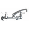 CHICAGO FAUCETS 540-LDL8ABCP HOT AND COLD WATER SINK FAUCET