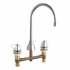 CHICAGO FAUCETS 201-AGN8AE3V1000AB CONCEALED KITCHEN SINK FAUCET