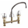 CHICAGO FAUCETS 201-AVPA1000ABCP CONCEALED HOT AND COLD WATER SINK FAUCET