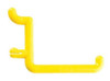 FUNCTIONAIRE FH4-2 LOCKING PEGBOARD HOOKS 2 IN.L YELLOW PK8