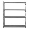 EQUIPTO 1018D40S-RB BULK RACK W/DCKNG STRUNT 30INX96INX48IN