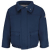 BULWARK JLR8NV RG XXL INS BOMBER COMFORTOUCH 7OZ NAVY