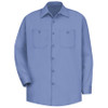 RED KAP SC30LB LN 5XL MNS LS LT BLUE DP COTTON WORKSHIRT 5XL