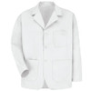 RED KAP KP10WH RG 4XL MENS WHITE OFFICE COAT 80/20
