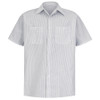 RED KAP SP20CW SS M MNS SS CH/WH STRIPE WORKSHIRT M
